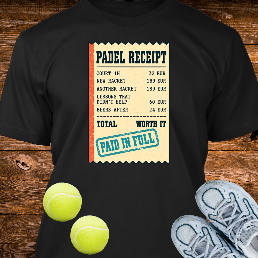 Padel Receipt
