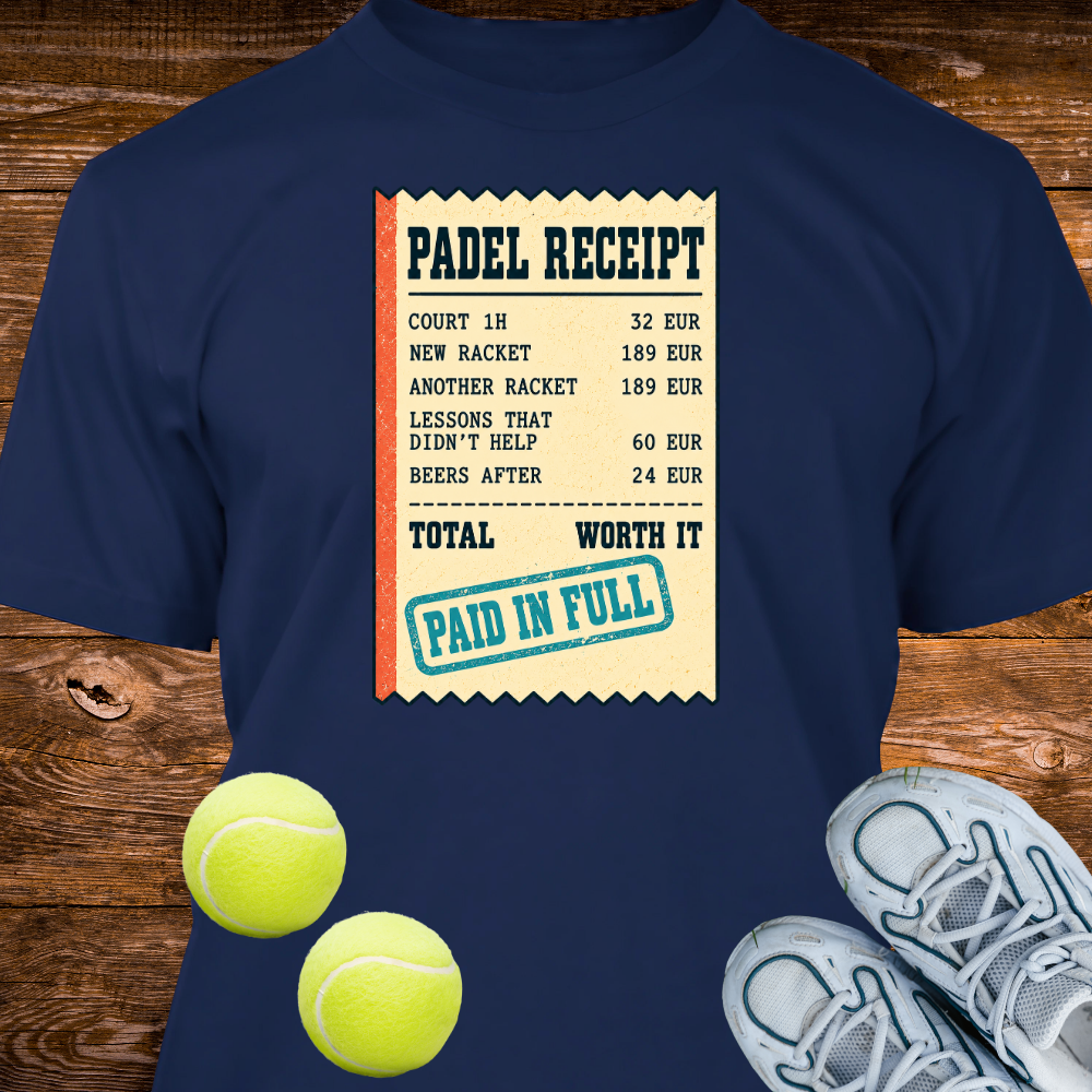 Padel Receipt