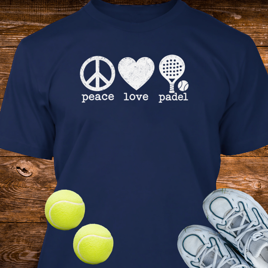 Peace, Love, Padel Tshirt