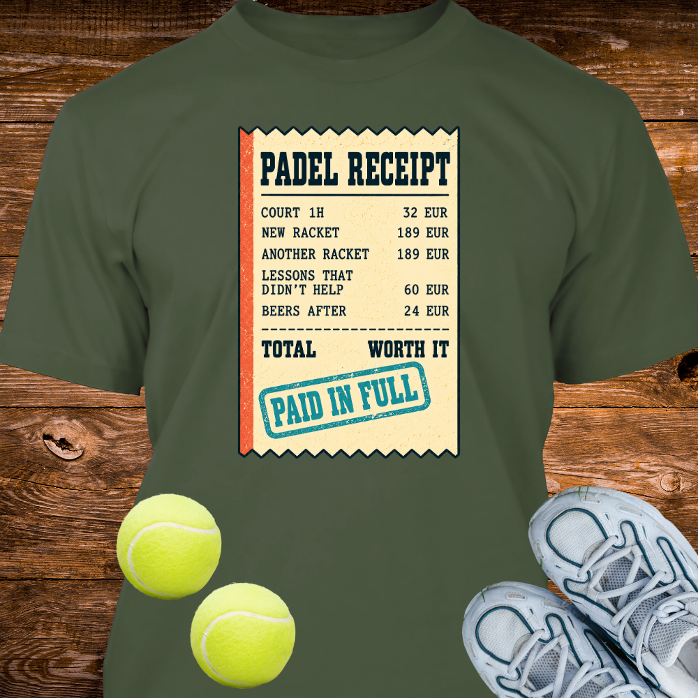 Padel Receipt