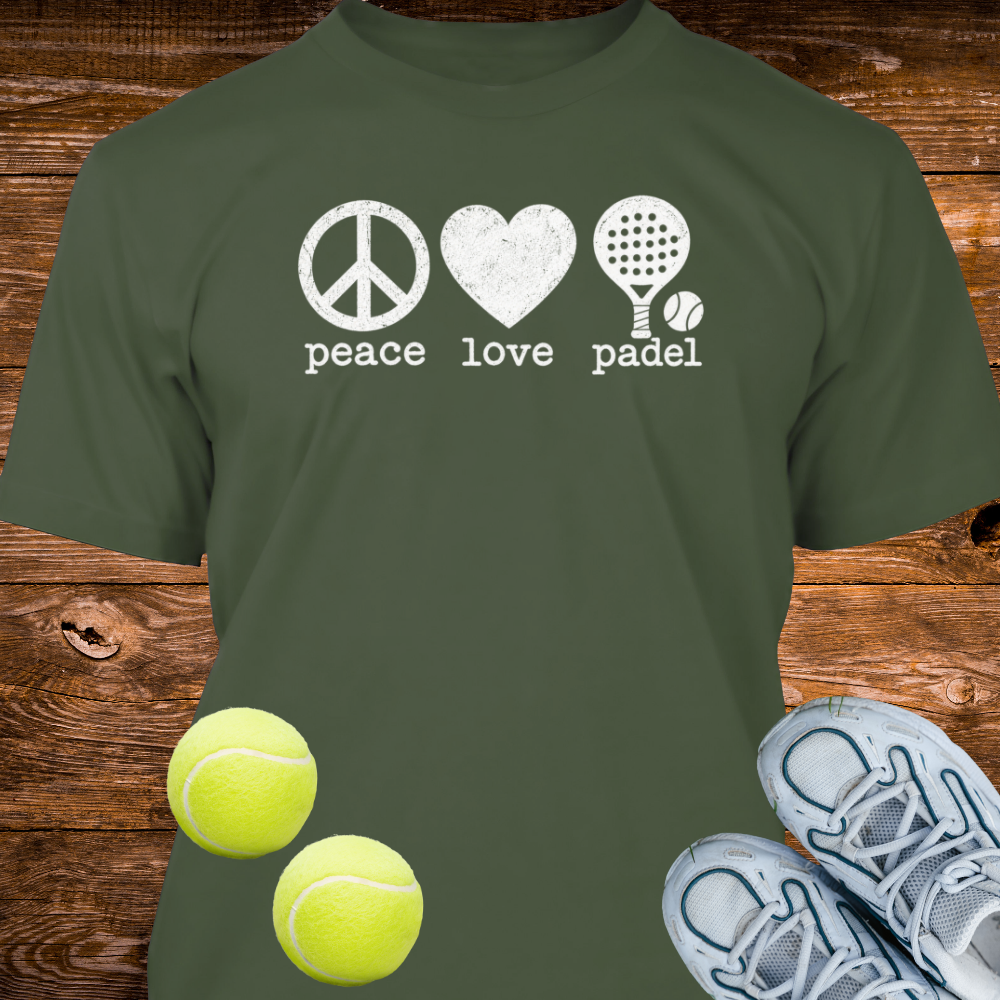 Peace, Love, Padel Tshirt