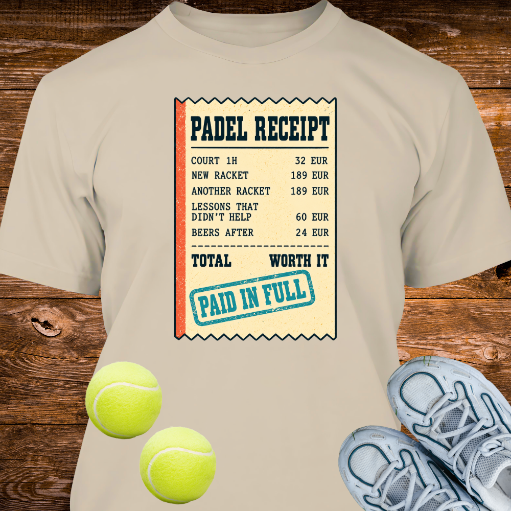 Padel Receipt