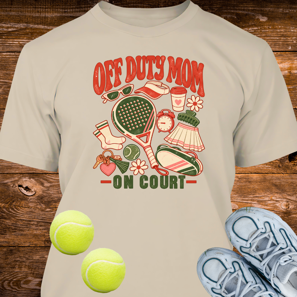 Off Duty Mom  On court