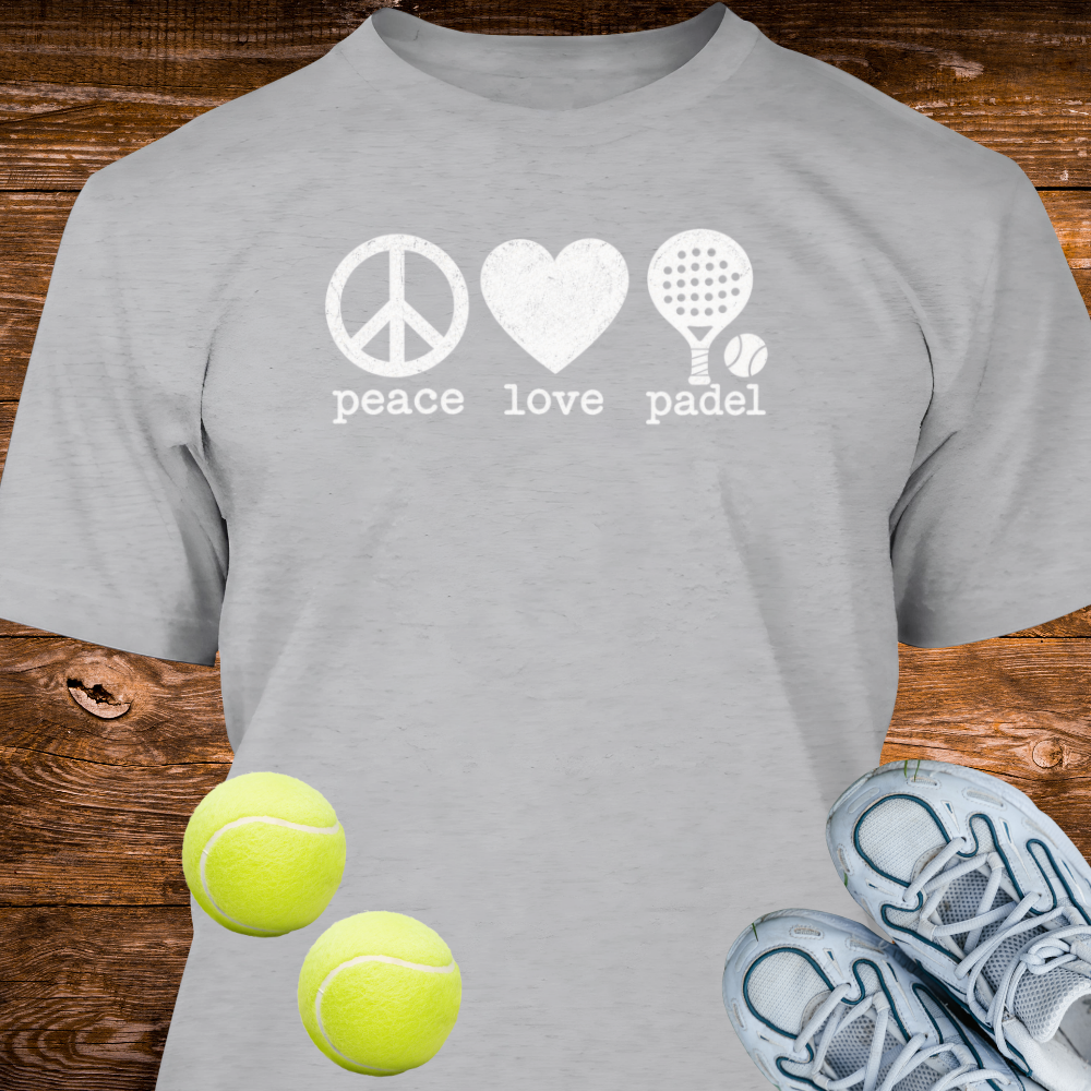 Peace, Love, Padel Tshirt