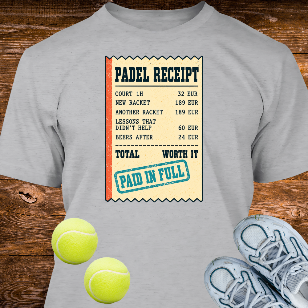 Padel Receipt